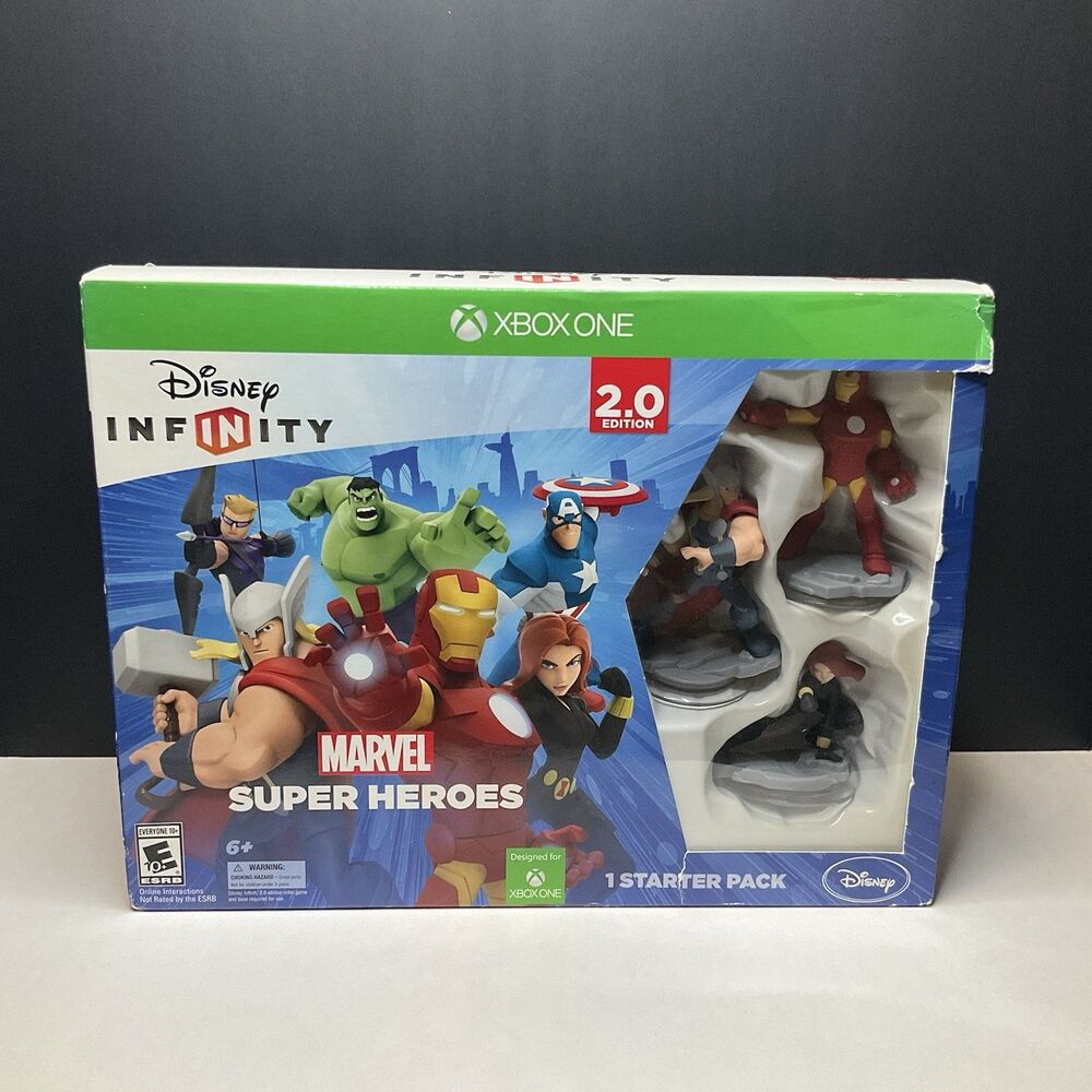 DISNEY INFINITY 2.0 Edition Marvel Super Heroes Starter Pack XBOX One NEW